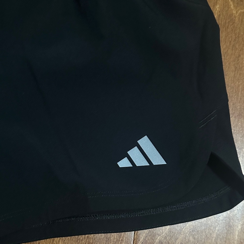Adidas pacer 3” Black Running Shorts NWT - Picture 6 of 7